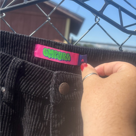 EUC Empyre Tori Ladies’ black corduroy pants size 4 high waisted 90s - Picture 5 of 6